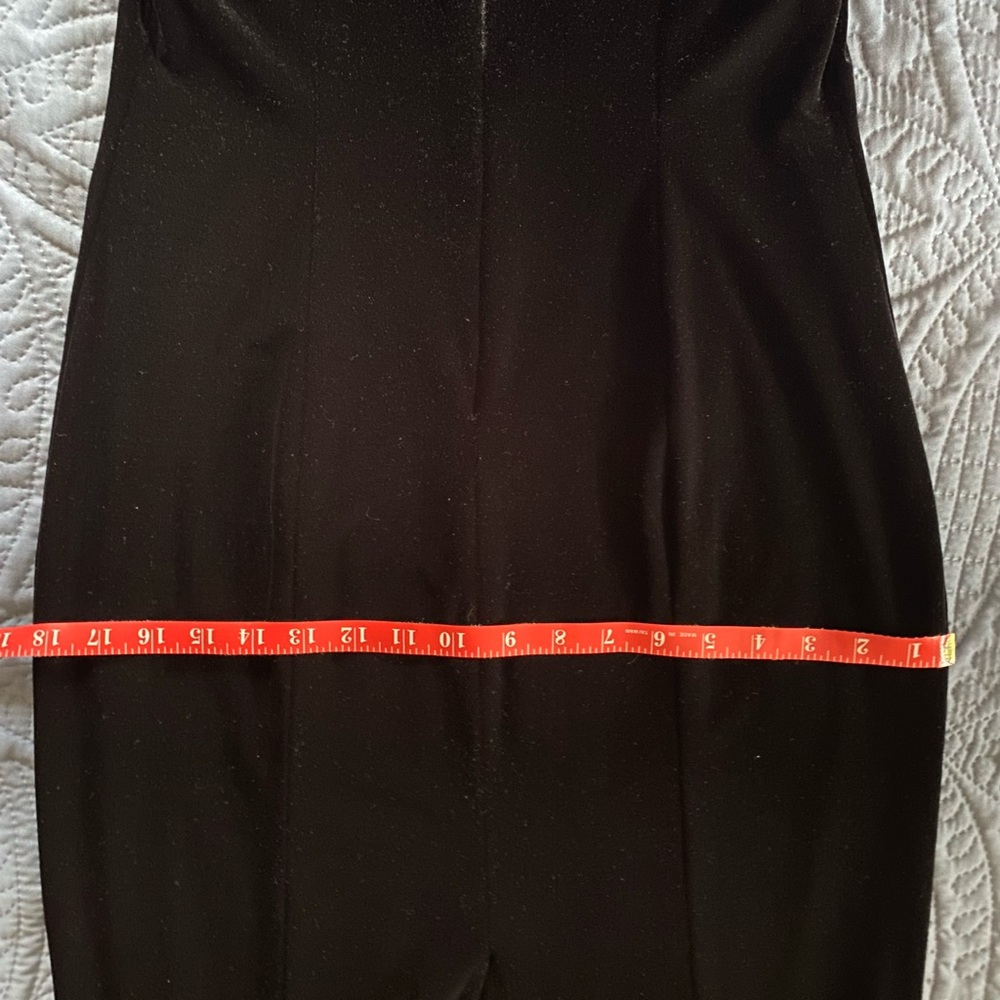 Alex Evenings Black Sleeveless Slip Dress Size 10P Vintage - Picture 9 of 11